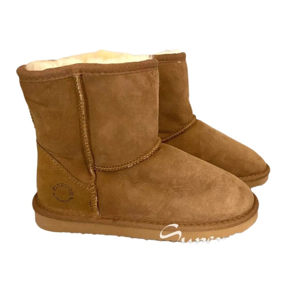 NEW Fireside by Dearfoams Women's Shearling Boots